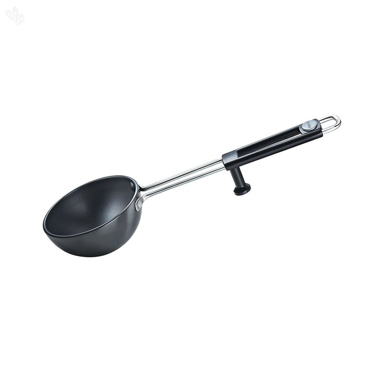 Prestige Hard Anodised Cookware Tadka Pan | Black | | Perma Cool Bakelite Handle | in-Built Stand | Metal Spoon Friendly