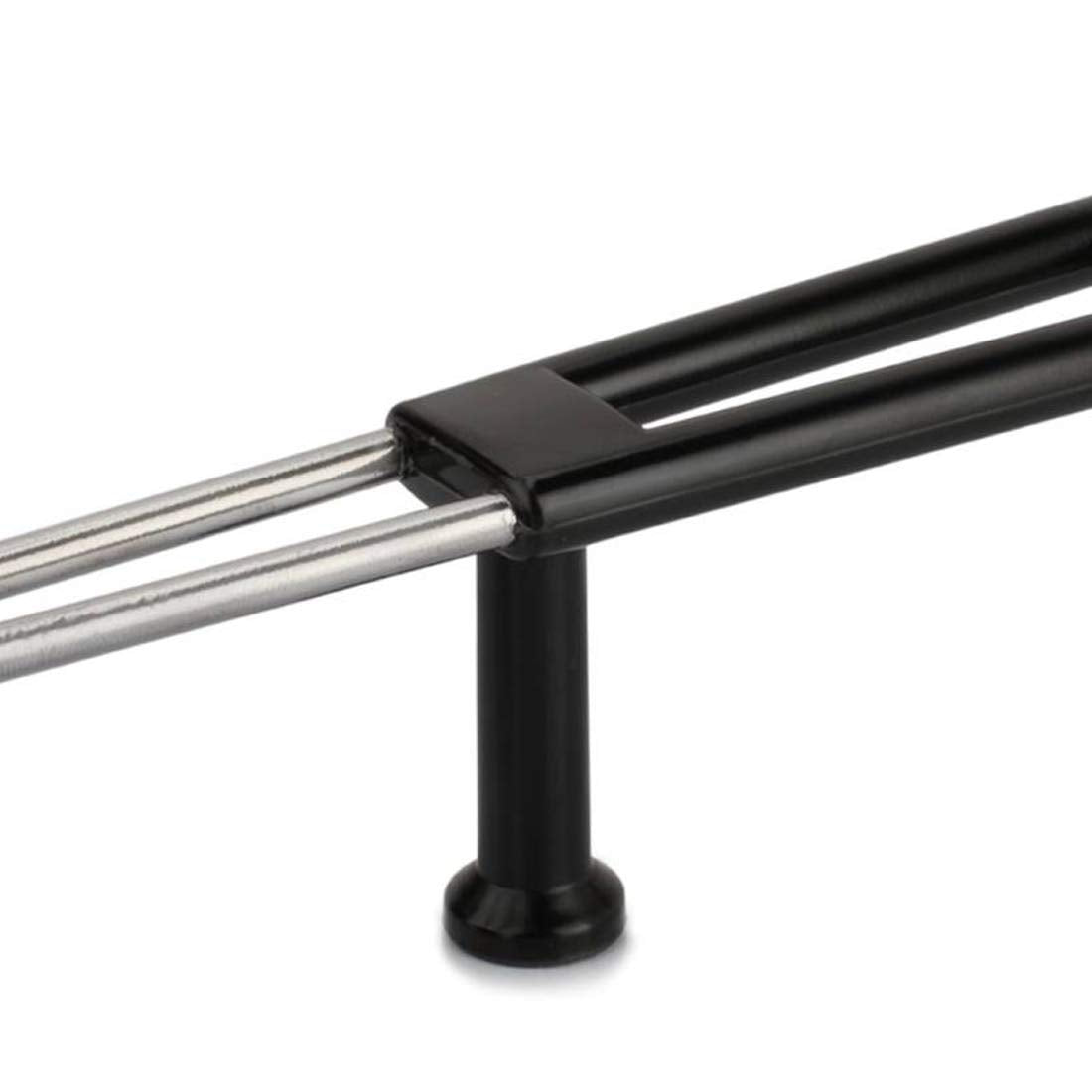 Prestige Hard Anodised Cookware Tadka Pan | Black | | Perma Cool Bakelite Handle | in-Built Stand | Metal Spoon Friendly