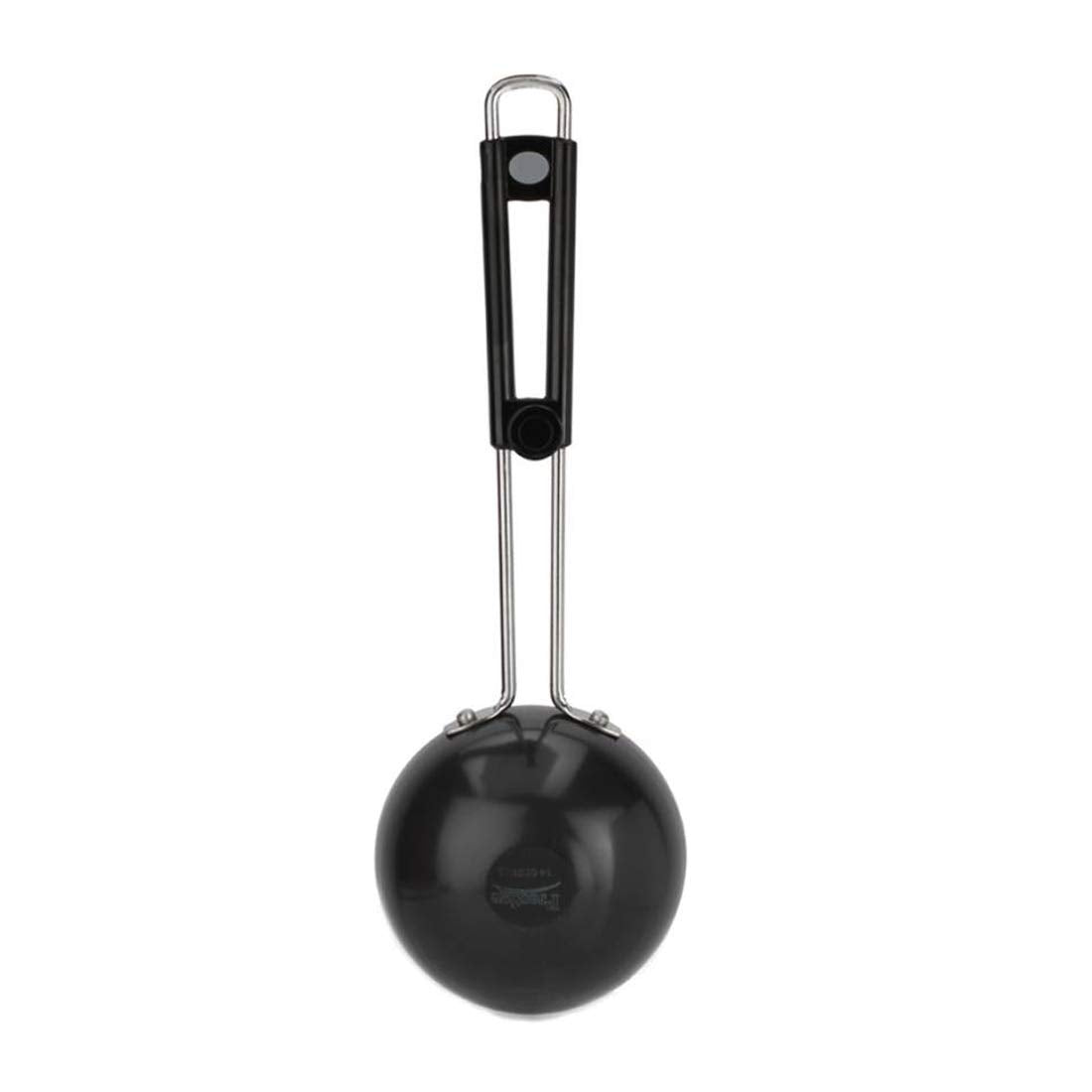 Prestige Hard Anodised Cookware Tadka Pan | Black | | Perma Cool Bakelite Handle | in-Built Stand | Metal Spoon Friendly