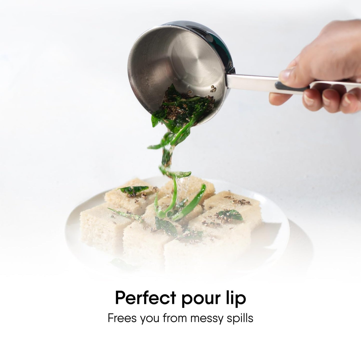 Stahl Artisan Triply Tadka Pan 230ml 300ml 500ml Induction Gas