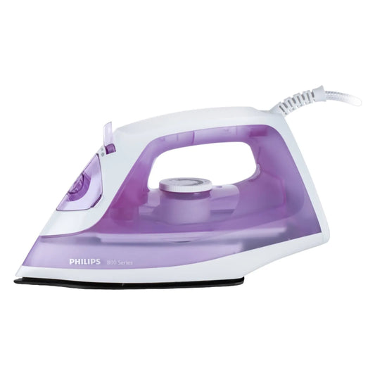 PHILIPS DST0810/30 1200 W Steam Iron (White and Purple)