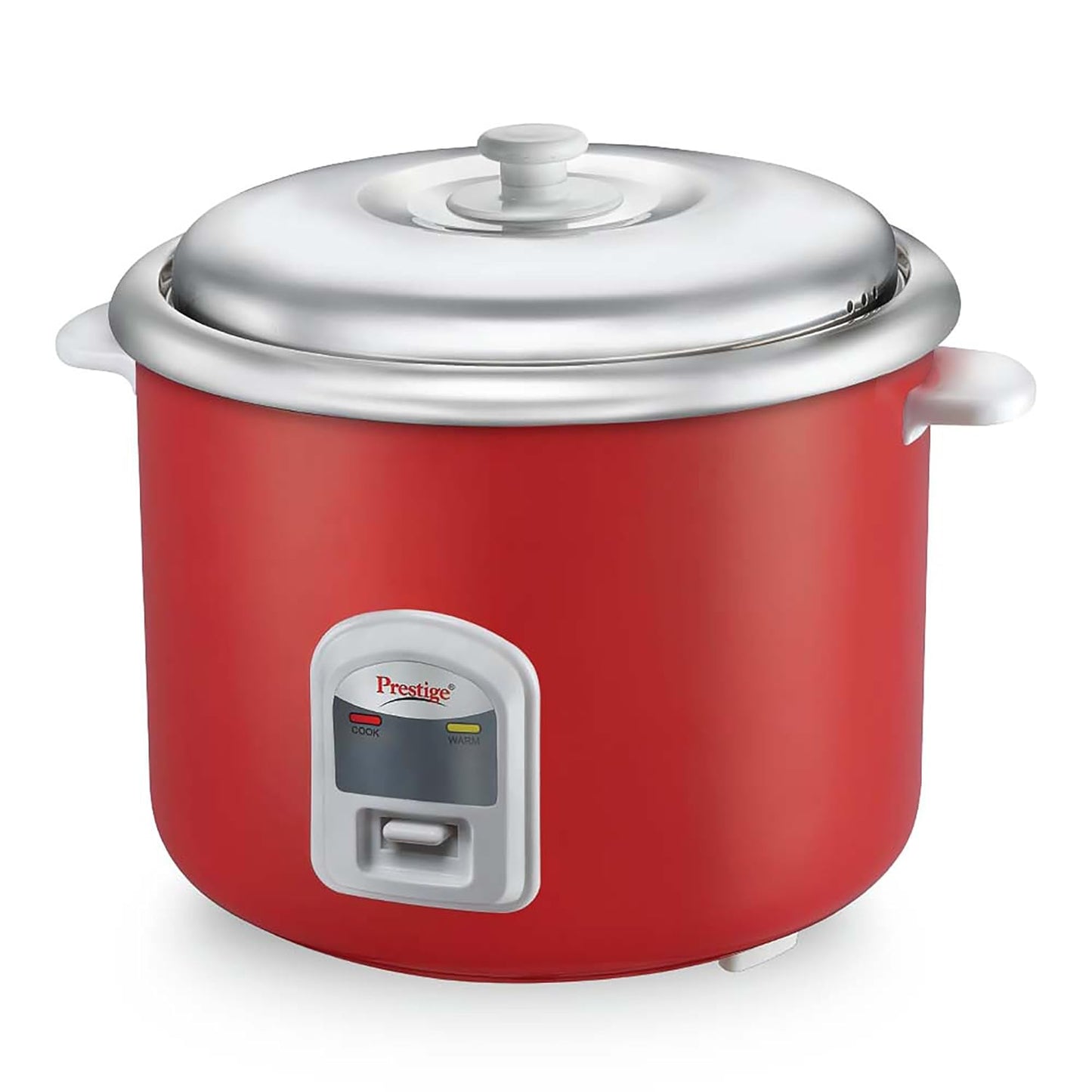 Prestige Delight Cute 2.8 SS Electric Rice Cooker(2.8L for Rice-Open Type, Silky Red, with Stainless Steel Cooking Pan 7.1 L Volume, 1000 W)