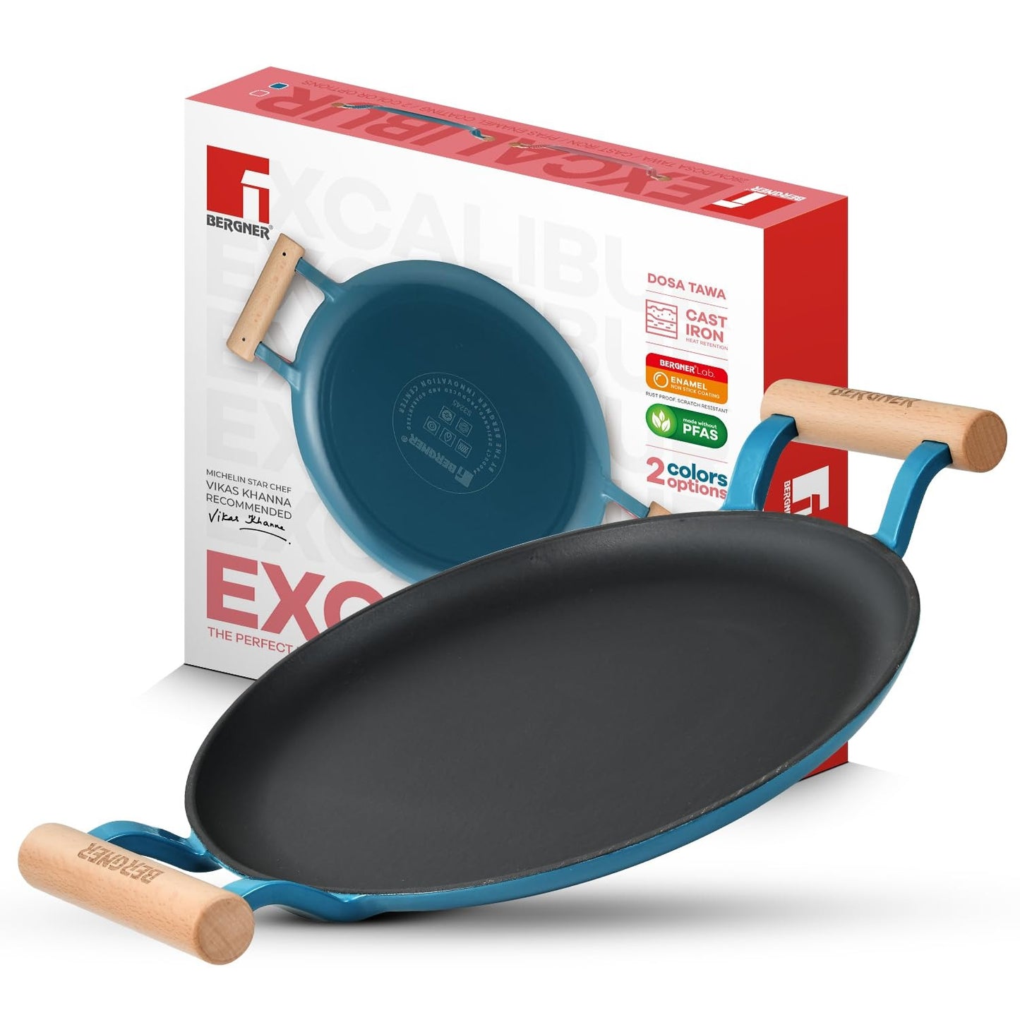 Berger Excalibur Dosa Tawa (2 Side Handles)