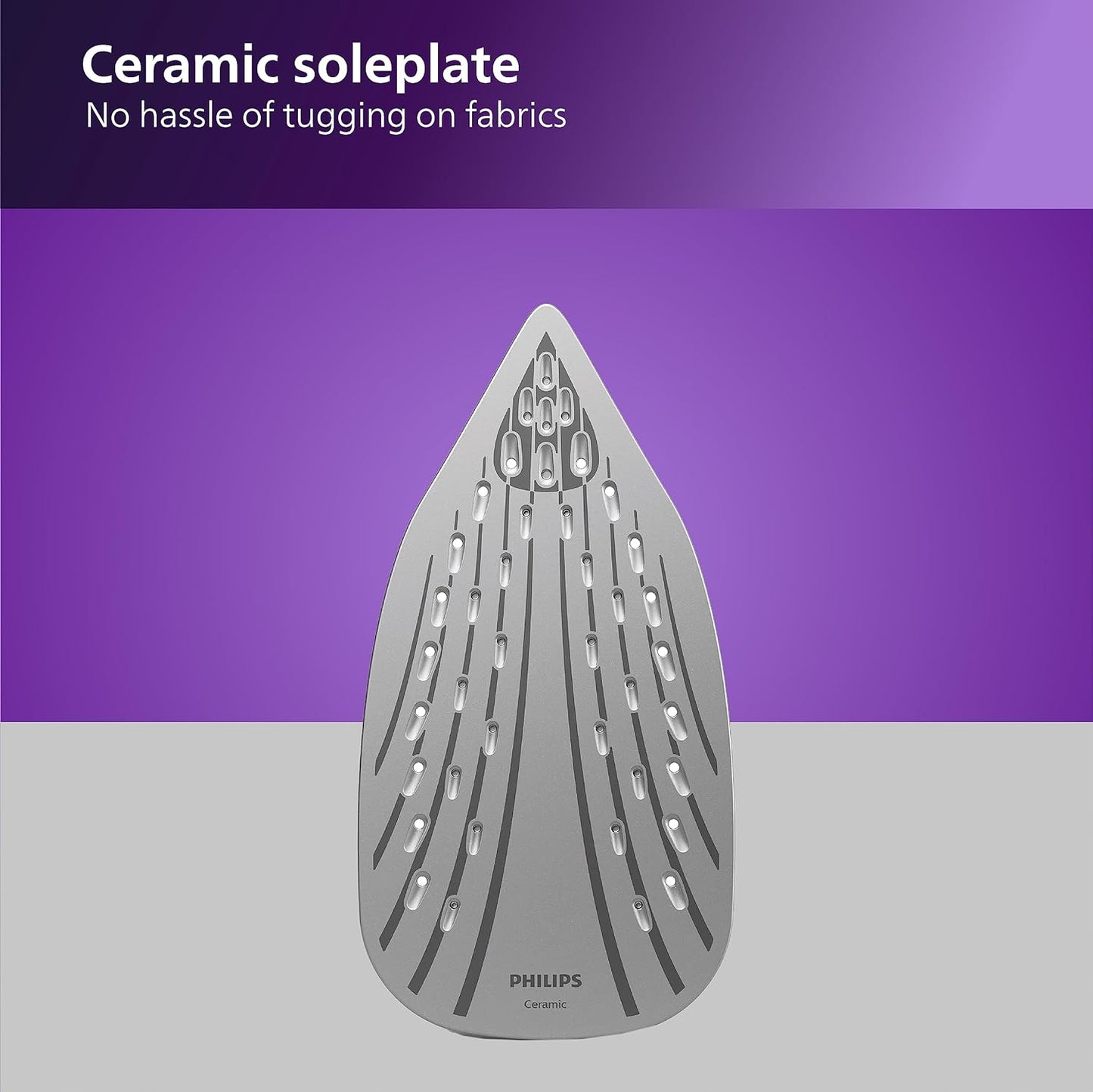 PHILIPS Steam Iron Gc2145/20 2200 Watts, From Worlds No.1 Ironing Brand*, Scratch Resistant Ceramic Soleplate, Steam Rate Of Up To 30 G/Min, 110 G Steam Boost, Drip Stop Technology