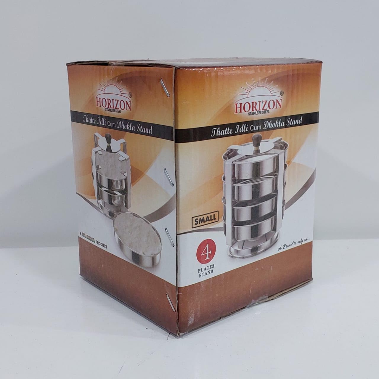 HORIZON Stainless Steel Thatte Idly Cum Dhokla Stand/Thatte/Plate Idli Maker Suitable for Outer Lid Cooker