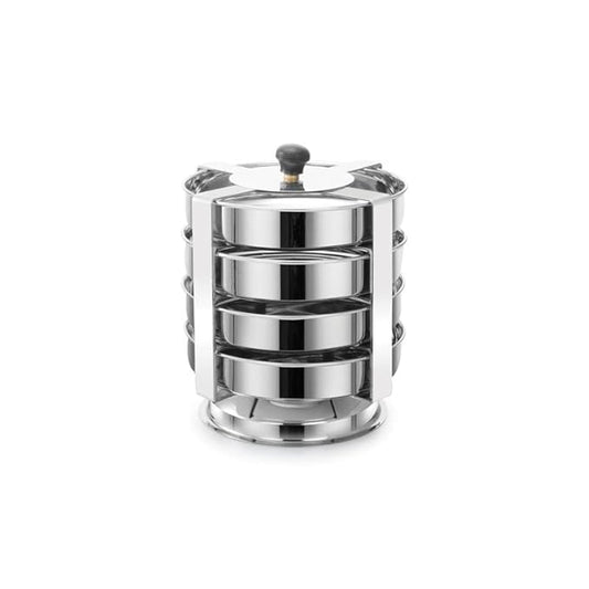 HORIZON Stainless Steel Thatte Idly Cum Dhokla Stand/Thatte/Plate Idli Maker Suitable for Outer Lid Cooker