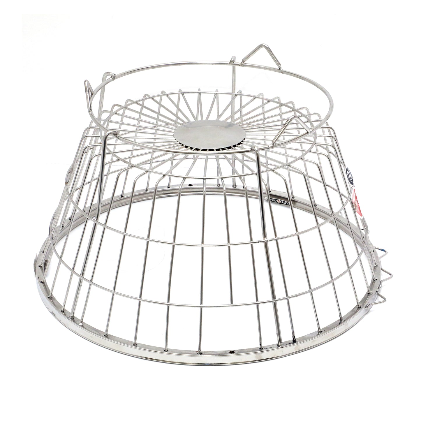 Durochef Clean Nest Stainless Steel Dish Dryer Basket, 50.8 cm, Wire Storage with Serving Tray