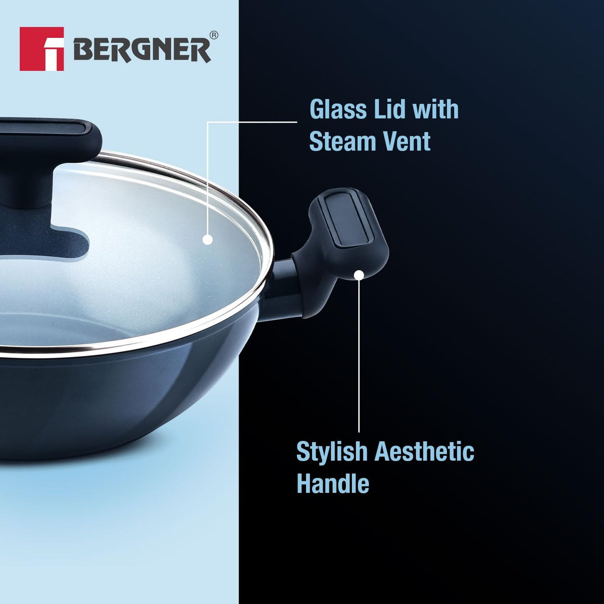 Berger Jade Kadai With Lid