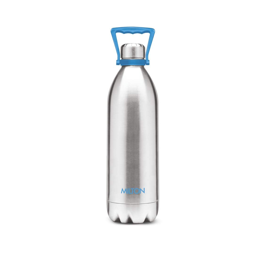 MILTON Duo DLX Thermosteel Bottle, Water Bottles, 24 Hours Hot and Cold, Easy to Carry, Easy Grip, Rust Proof, Tea, Coffee, Office, Travel Bottle, Silver