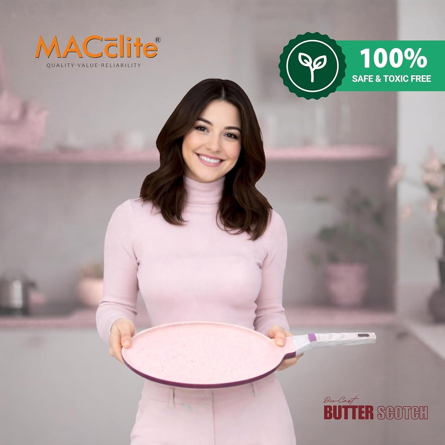 Macclite Triumph Flat Tawa Butter Scotch