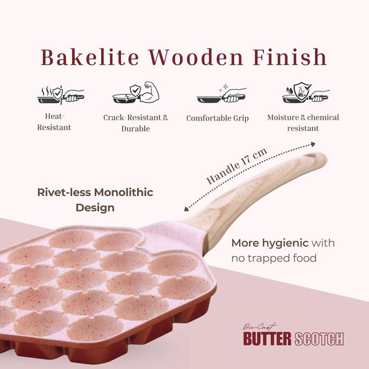 Macclite Triumph Hexa Appe / Muffin Pan Butter Scotch