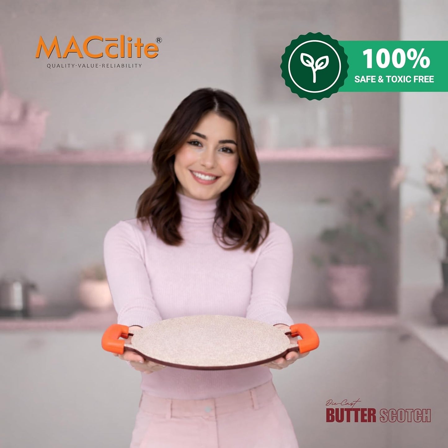 Macclite Triumph Concave Tawa Butter Scotch