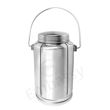 Embassy Stainless steel Ghee/Oil/Milk Barni / Milk Pot (MILK BARNI PADMAVATI)