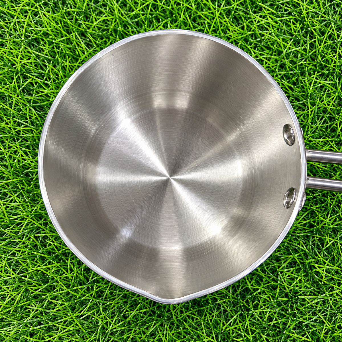 Chef Tone Triply Milk Jug With SS Flat Lid Opal Series
