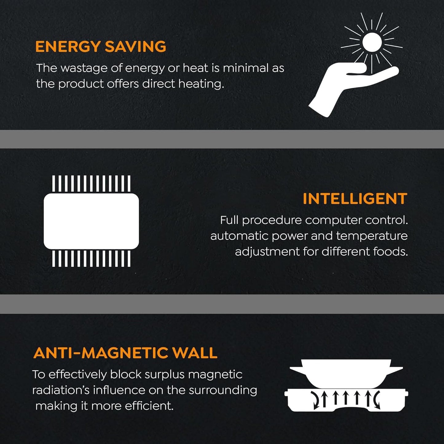 Prestige Pic 20 Neo Induction Cooktop 1600W|Indian Menu Options| Automatic Voltage Regulator| Timer With User Pre-Set, Manual, Black