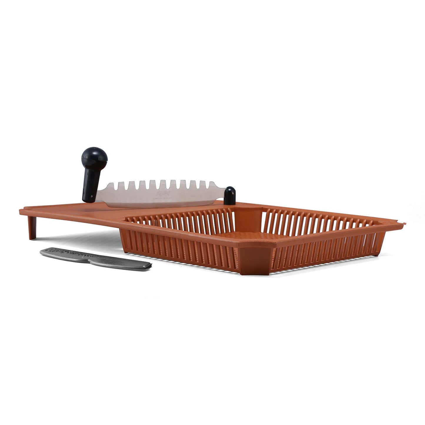 Anjali - Deluxe Fantastique Vegetable and Fruit Cutter (Brown/Silver) (Cut N Wash)