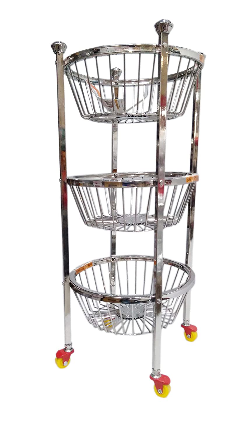 Priya Round Kitchen Stand (3 Steps Multi Purpose)