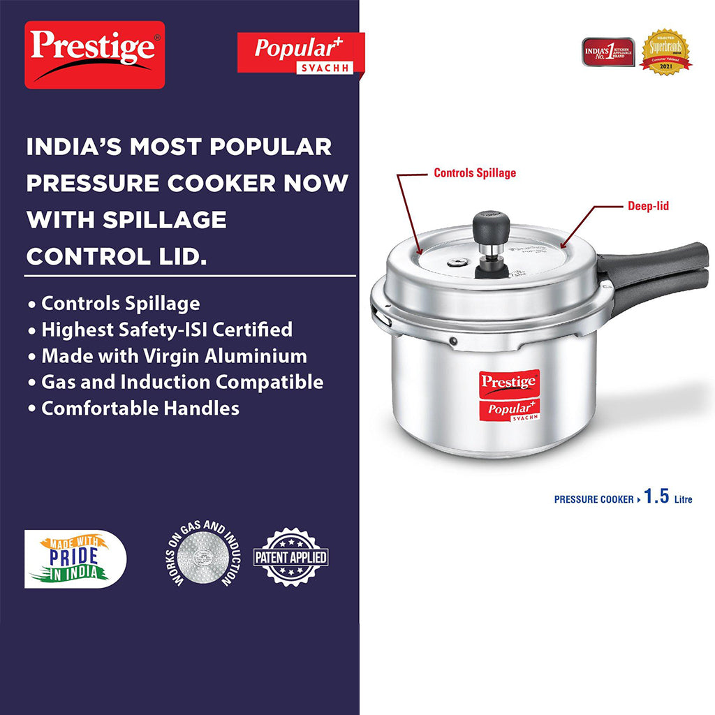 Prestige Popular Pressure Cooker Aluminium