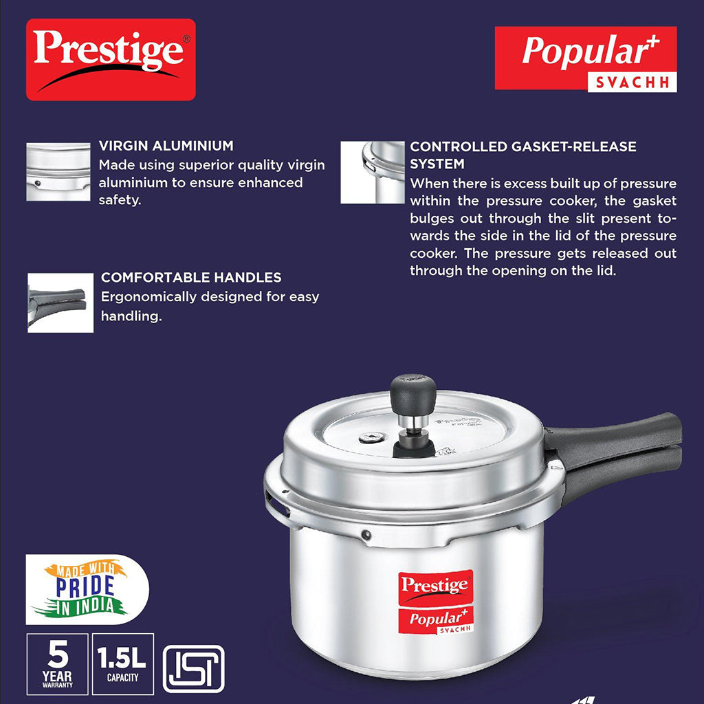 Prestige Popular Pressure Cooker Aluminium