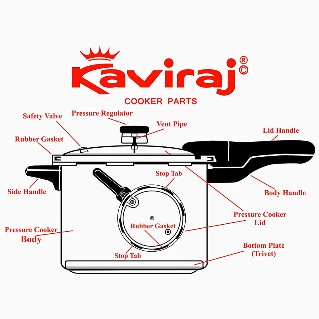 Kaviraj 5 Ltrs Pressure Cooker