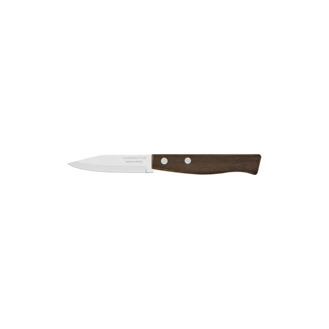SEO Title: Tramontina Tradicional 3 Inch Vegetable & Fruit Knife | Stainless Steel Paring Knife | Natural Wooden Handle