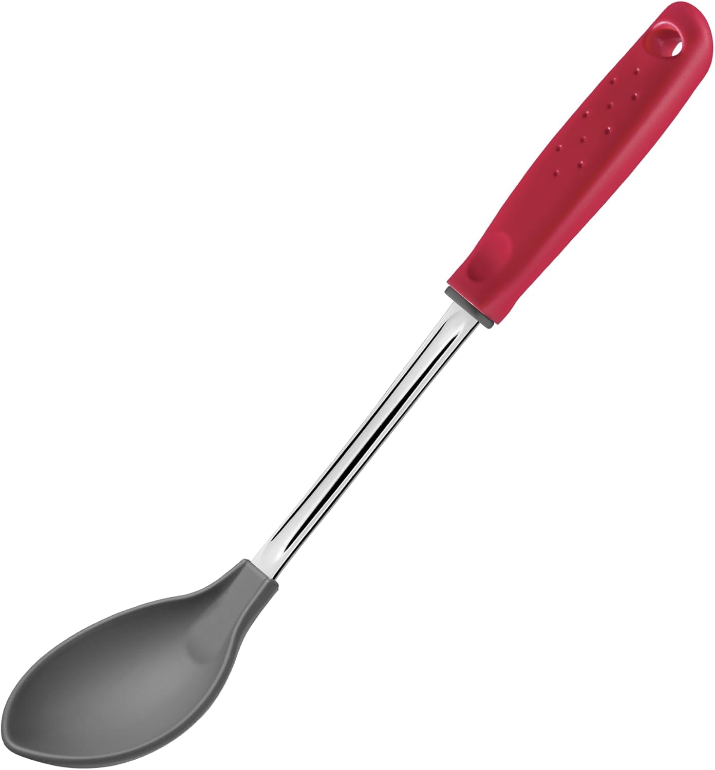 Tramontina Nylon Rice Spoon | Red Polypropylene Handle