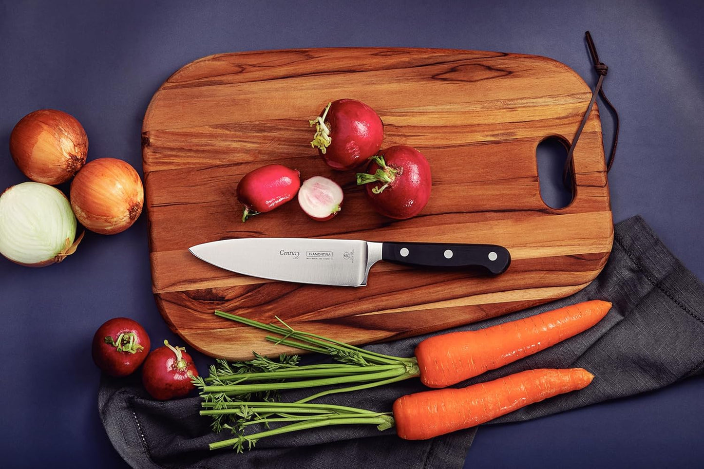 TRAMONTINA Century 6 Inch Utility Chef Knife | Stainless Steel Kitchen Knife | NSF Certified | 25-Year Warranty