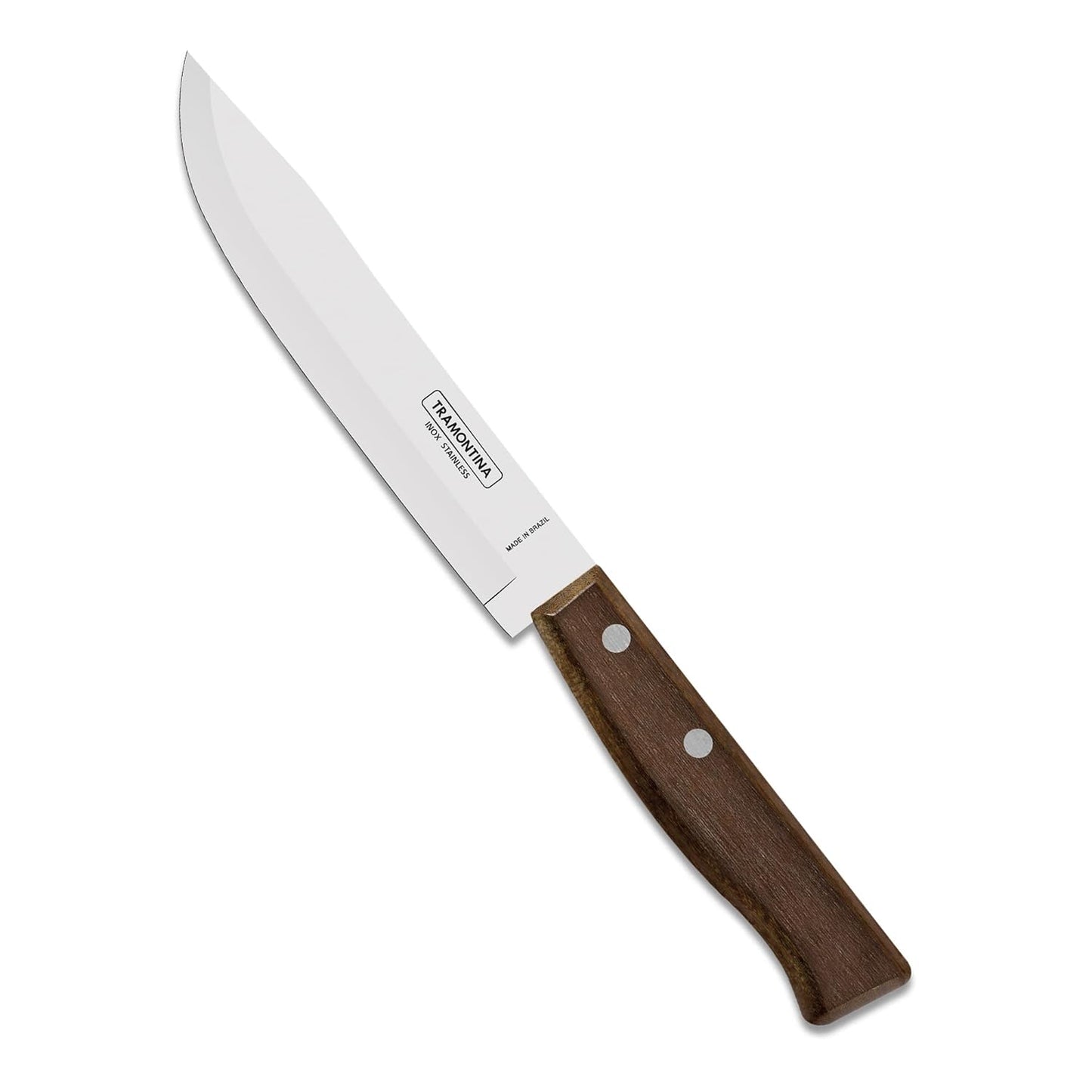 Tramontina 15cm Utility Kitchen Knife | Sharp Stainless Steel Blade with Premium Brazilian Wood Handle