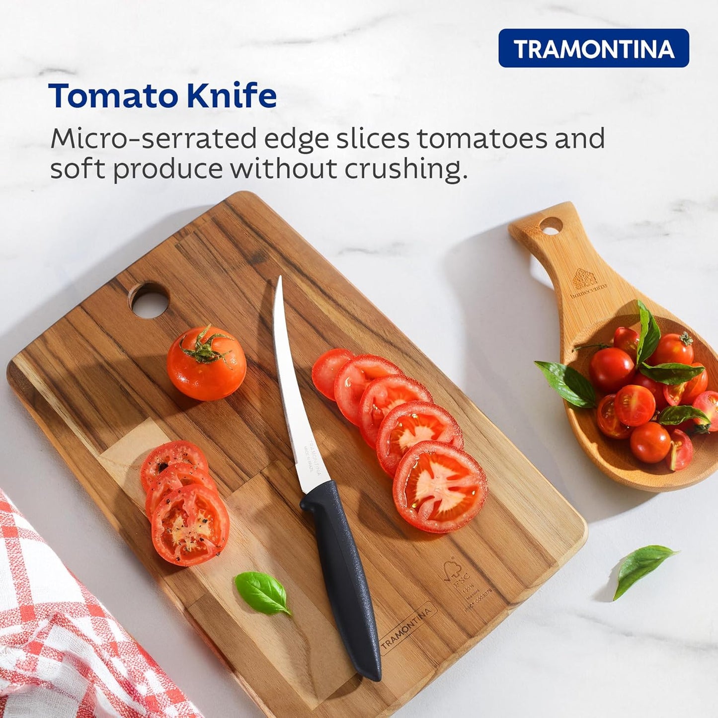 Tramontina Stainless Steel Knife Set of 3 | Kitchen Knives