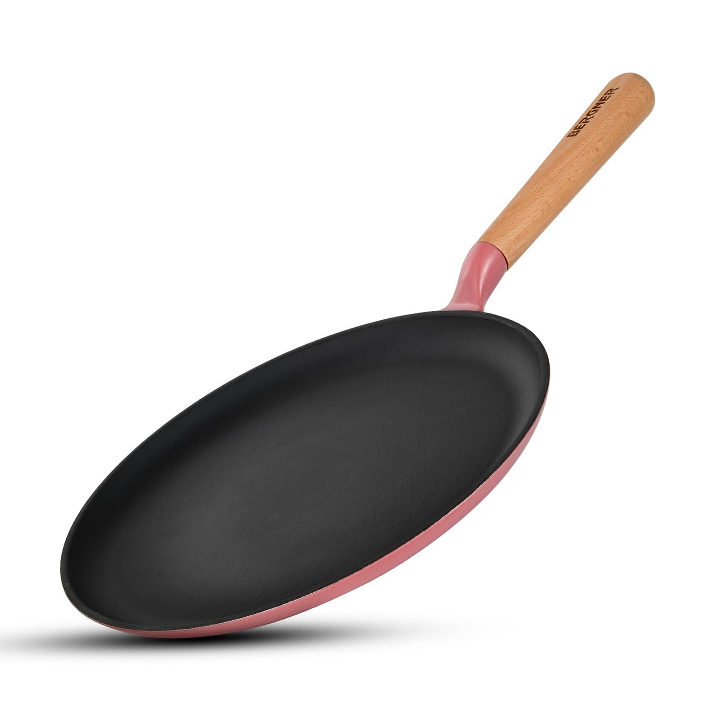 Bergner Excalibur 28cm Non-Stick Dosa Tawa | Pink