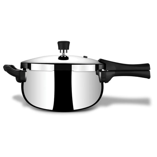 Stahl Triply Pressure Cooker Belly Induction Gas Outer Lid