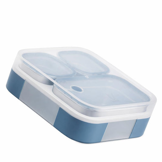 VAYA Tydbyt Kids Lunch Box 650ml Stainless Steel Bento Tiffin Box with 3 Leakproof Containers