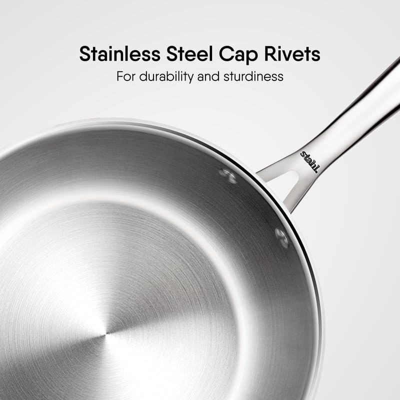 Stahl Artisan Multipan Saute Pan 1.8L 20cm Stir Fry Induction Gas