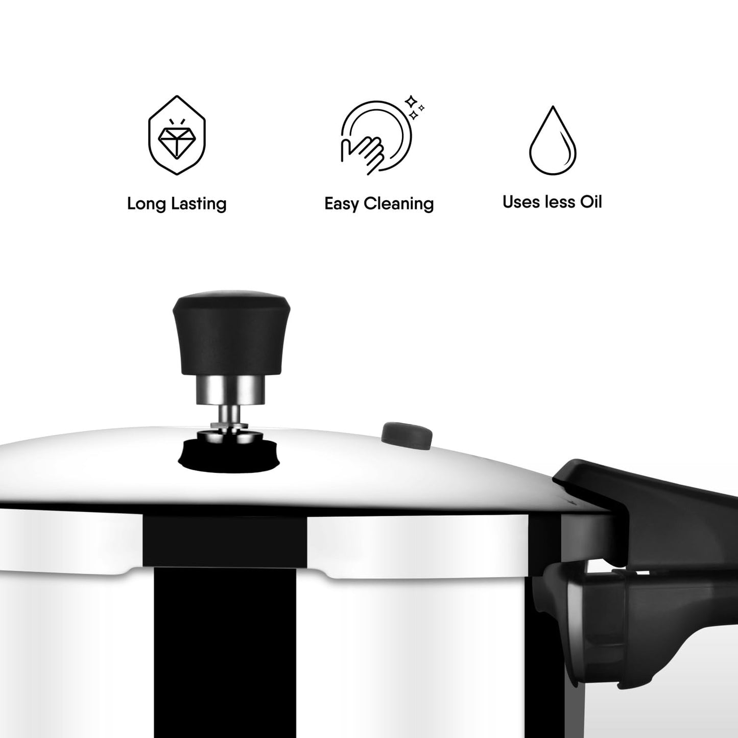 Stahl Xpress Triply Pressure Cooker Broad Induction Gas