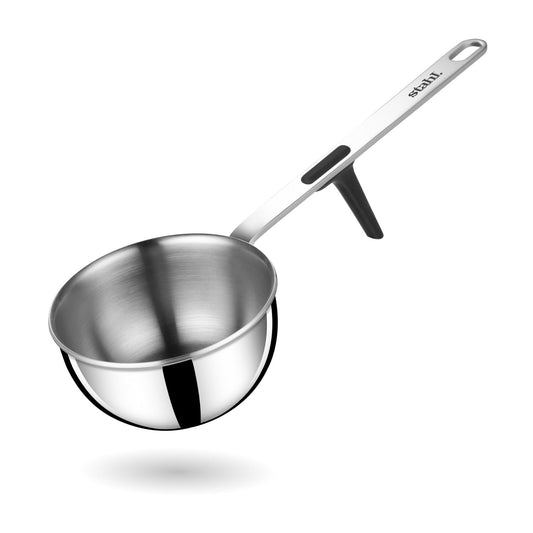 Stahl Artisan Triply Tadka Pan 230ml 300ml 500ml Induction Gas