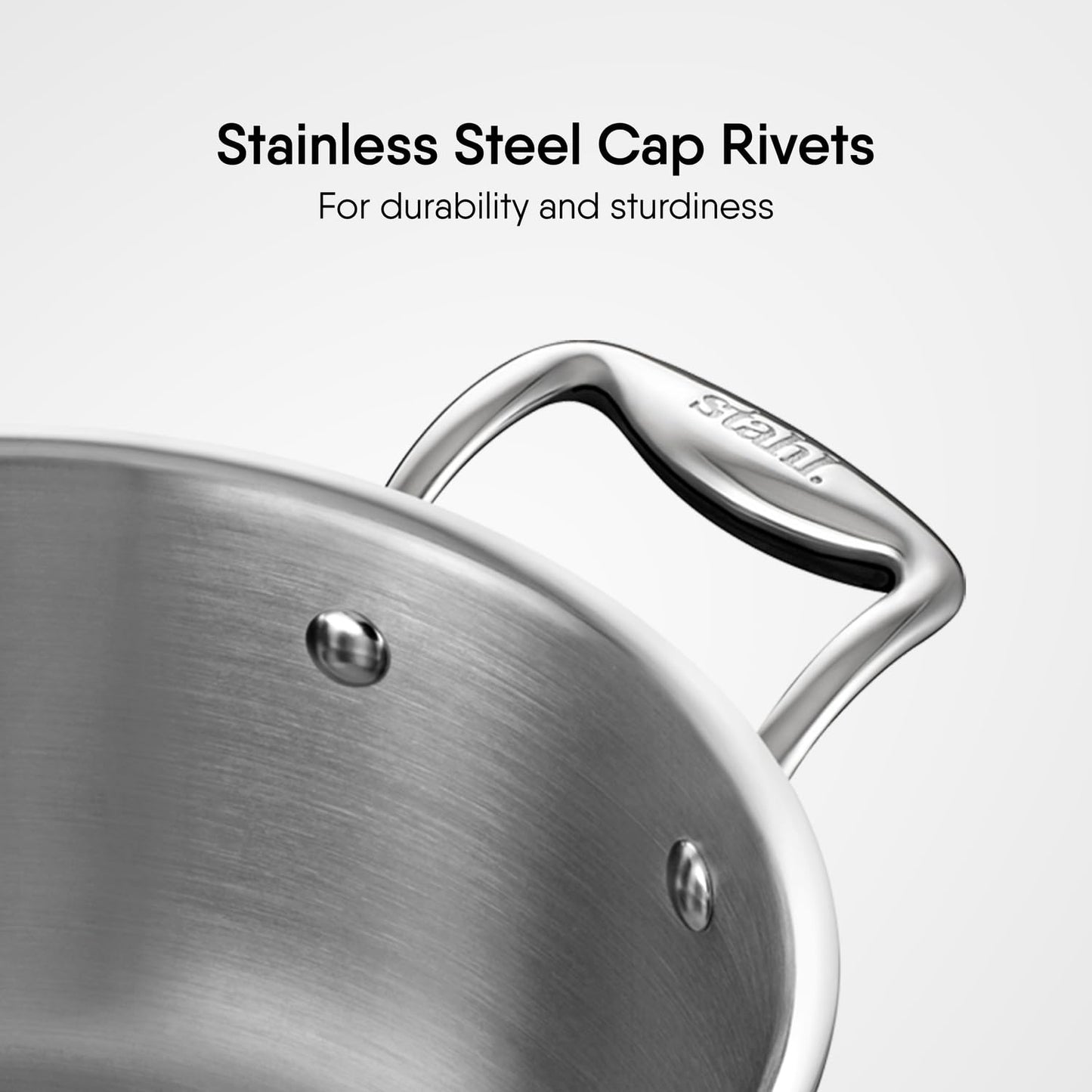 Stahl Artisan Triply Sauce Pot Casserole with Lid