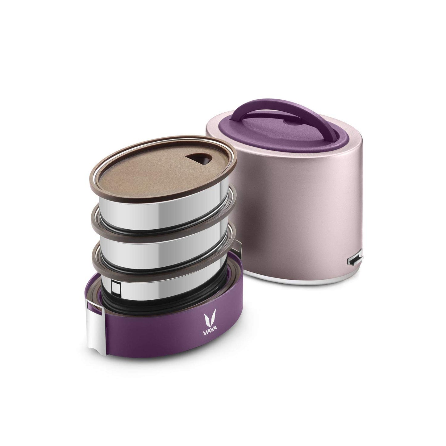 VAYA TYFFYN 1000ml Insulated Stainless Steel Lunch Box for Office