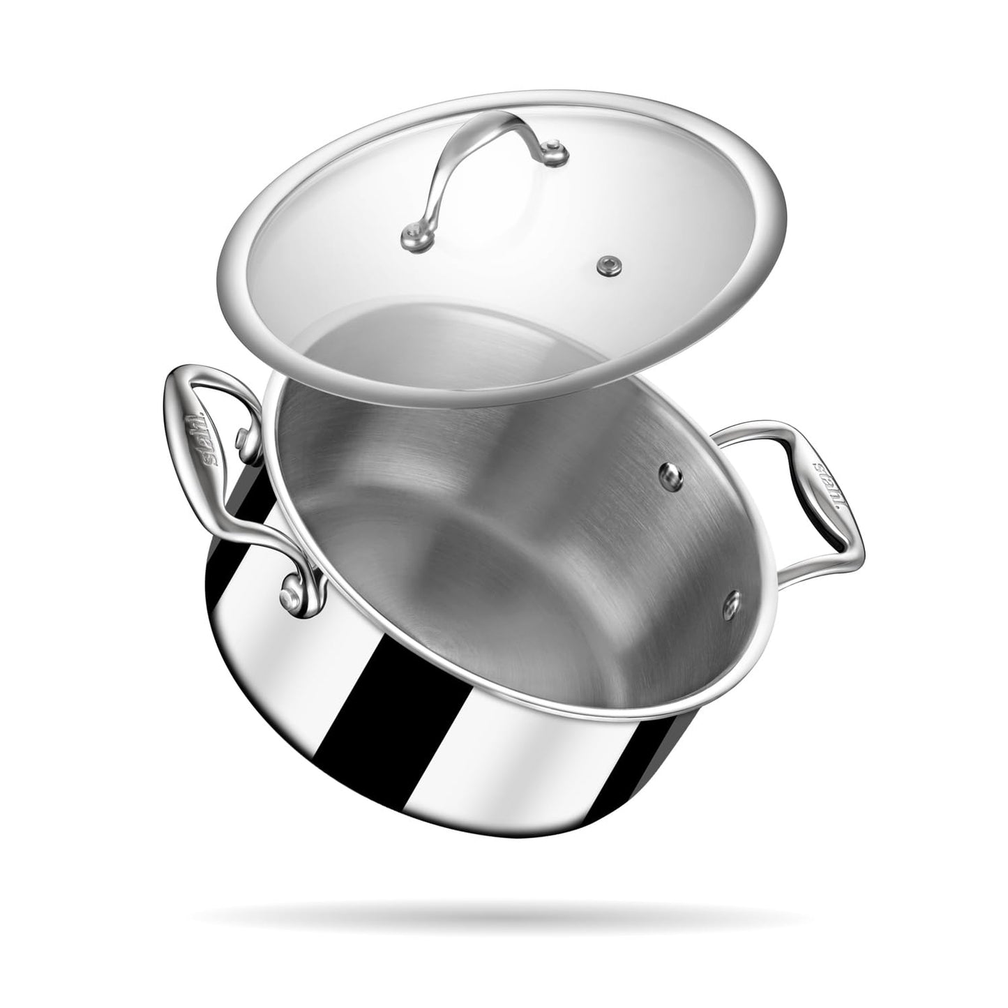 Stahl Artisan Triply Sauce Pot Casserole with Lid