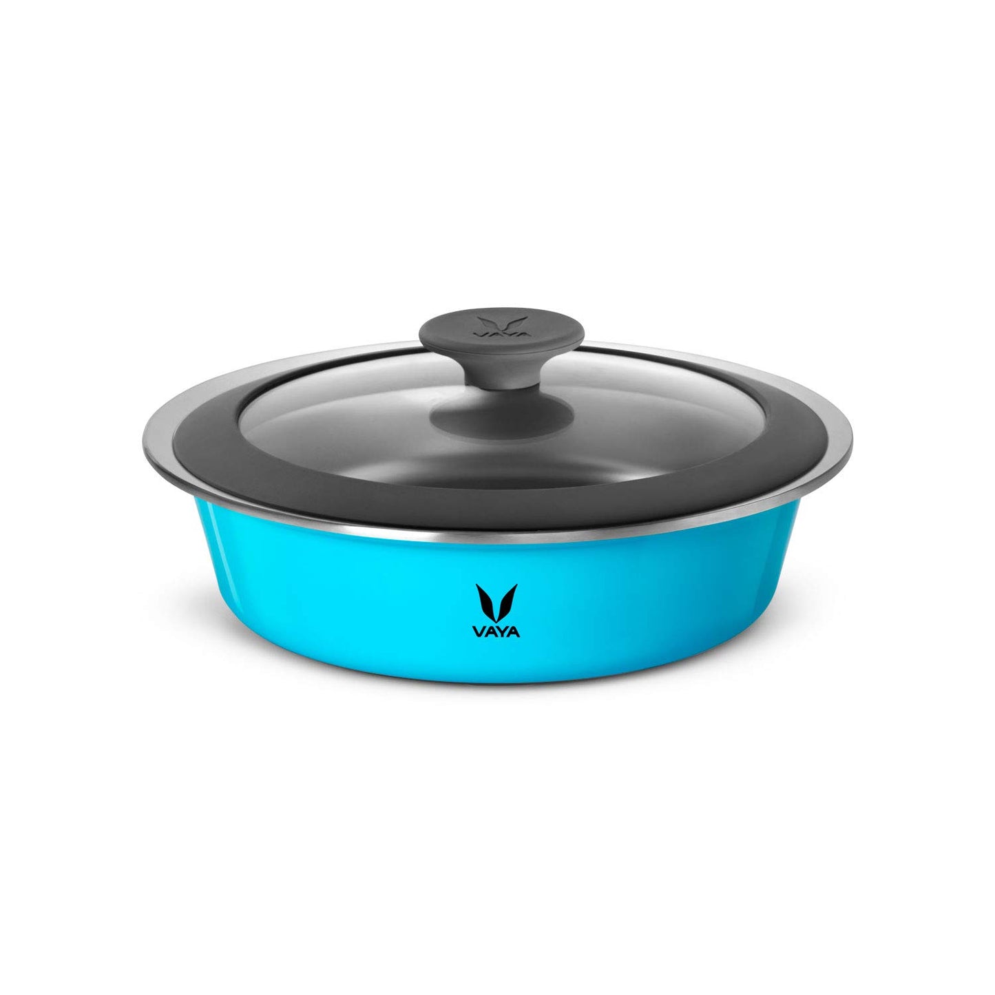 VAYA Glass Lid Insulated Hot Case Casserole – Blue