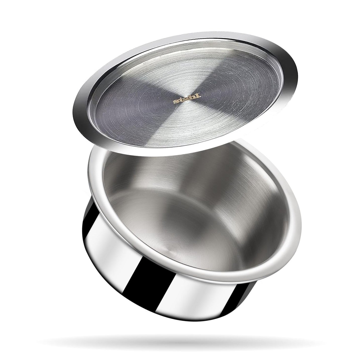 Stahl Triply Stainless Steel Tope  with Lid