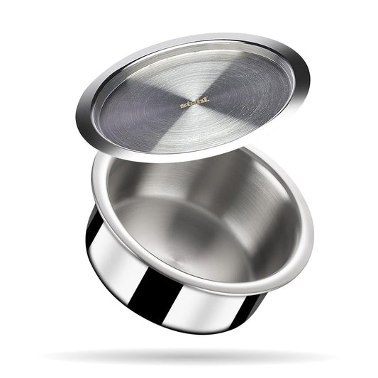 Stahl Triply Stainless Steel Tope  with Lid
