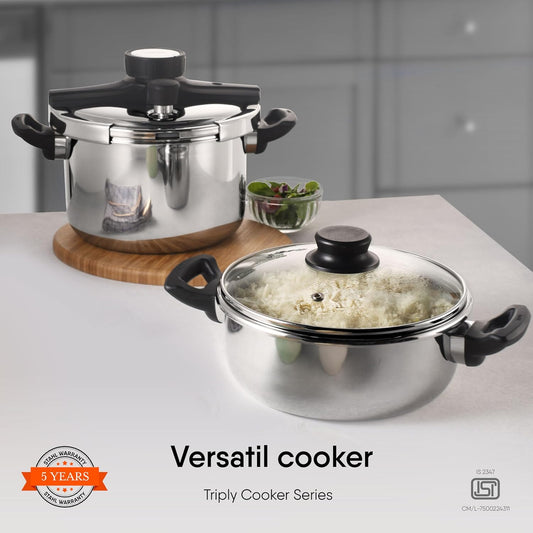 Stahl Versatil Triply Pressure Cooker Outer Lid