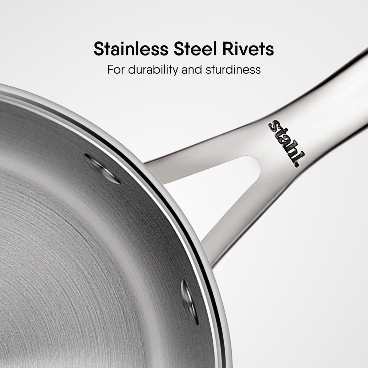 Stahl Artisan Triply Sauce Pan Milk Tea Pan with Lid