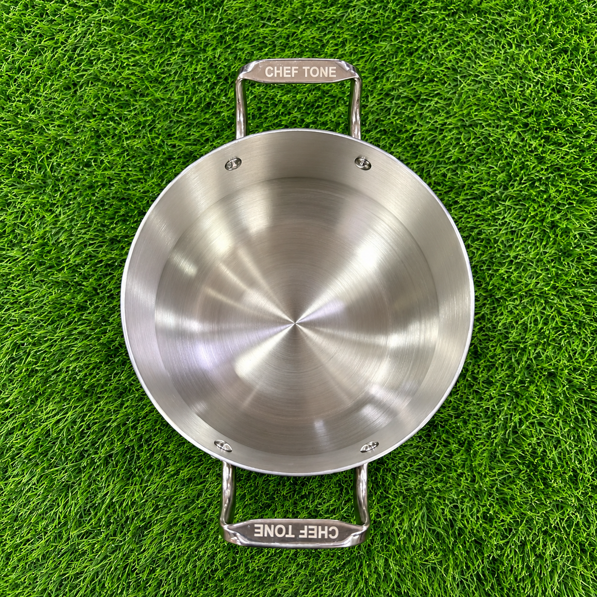 Chef Tone Belly Multi Pot With SS Wire Handle + Glass Lid Gems Series