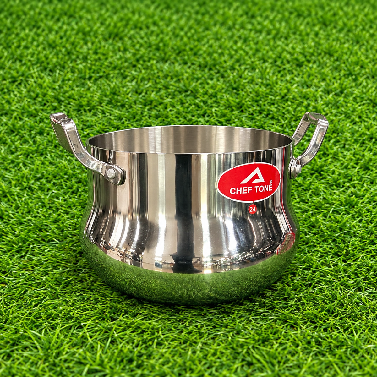 Chef Tone Belly Multi Pot With SS Wire Handle + Glass Lid Gems Series