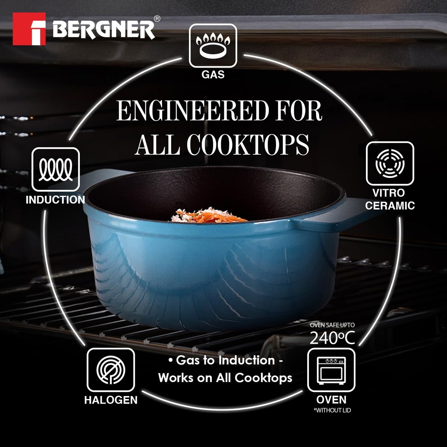 Berger Excalibur Casserole with Lid