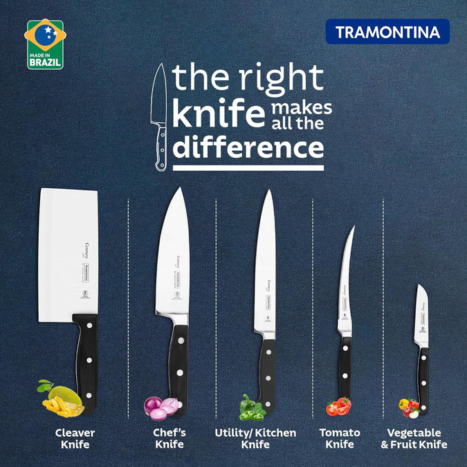 Century Stainless Steel Vegetable & Fruit Knife 3 Inch | Forged Blade Kitchen Knife