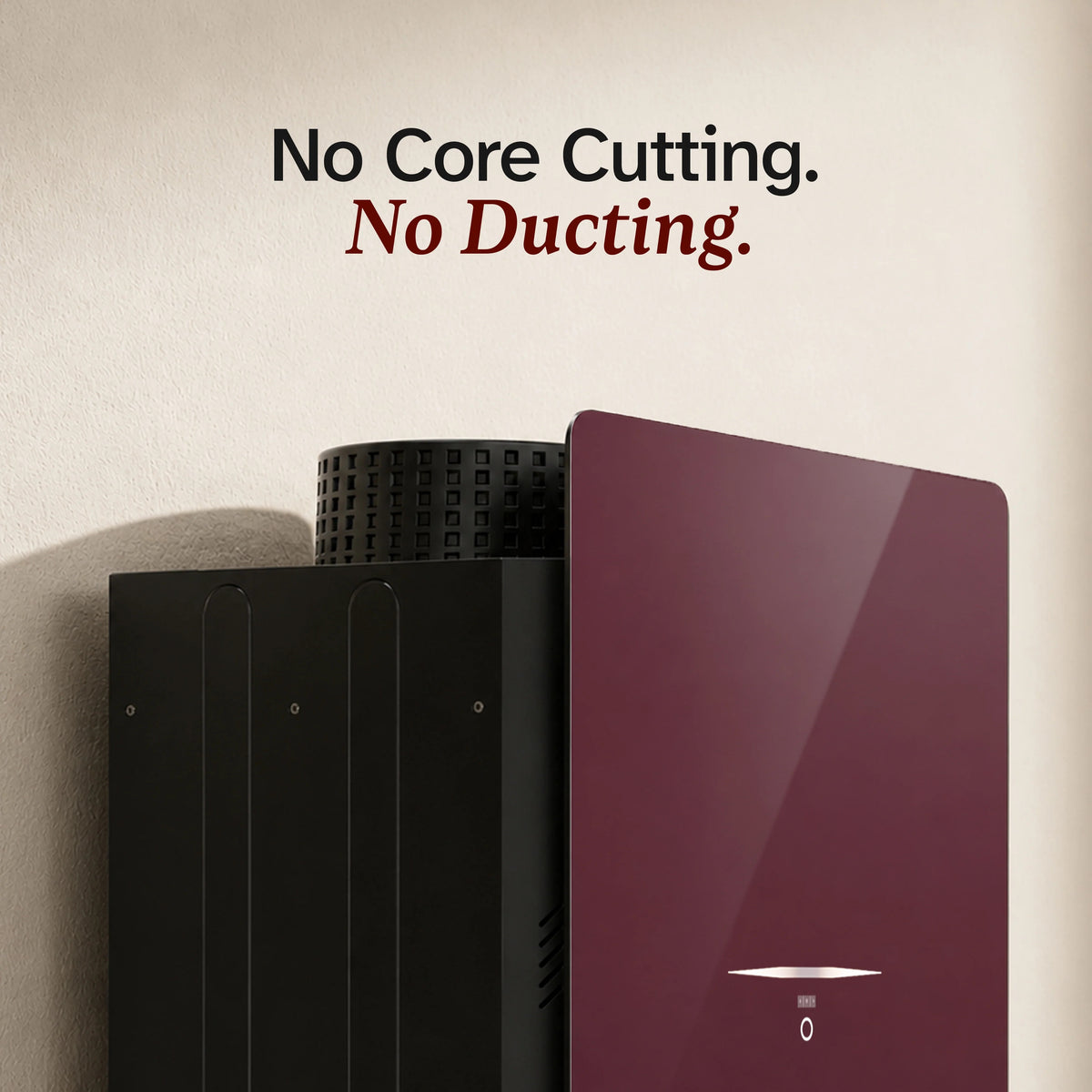 Cube DC Designer range Chimney