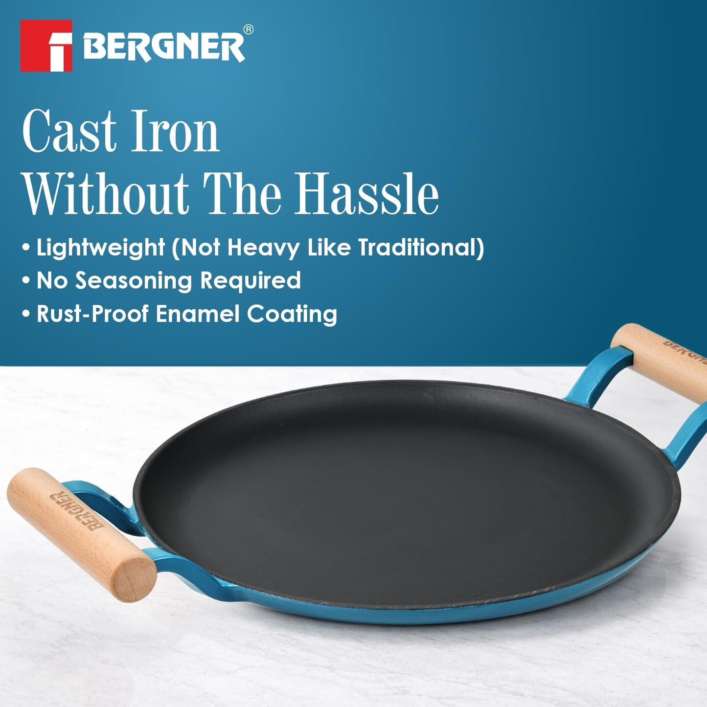 Berger Excalibur Dosa Tawa (2 Side Handles)