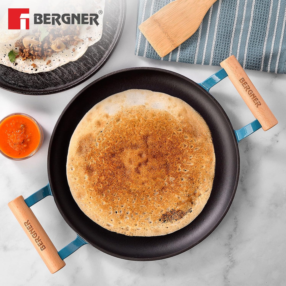 Berger Excalibur Dosa Tawa (2 Side Handles)